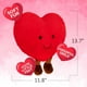 thumbnail image 2 of Juguete de amor de peluche con forma de corazón ArtCreativity, tamaño grande, 35 x 30 x 8 cm, 2 of 8