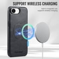 thumbnail image 4 of Dteck 2 in 1 Detachable for iPhone 16e Case Wallet with Card Holder, Women Men Magnetic PU Leather RFID Blocking Flip Kickstand Credit Slots for Apple iPhone 16e 6.1 Inch,Black, 4 of 9