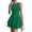 Green, variant on Women's Summer Mini Dress Sleeveless Ruched A Line Ruffle Flowy Short Cute Dresses Party Date Night Outfits