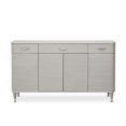 thumbnail image 3 of Michael Amini Eclipse Poplar Wood Sideboard in Moonlight Gray, 3 of 16