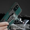 thumbnail image 2 of Allytech OnePlus Nord N200 5G Case 2021, Rugged Military Grade Protective Shockproof Build-in Kickstand Back Clamp Anti-scratch Case Cover Shell for OnePlus Nord N200 5G - Darkgreen, 2 of 7