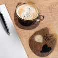 thumbnail image 2 of Creative Cartoon Animal Wool Tea Handmade Cute Anti Scald Water Cup Mat Pad Placemat For Table Kitchen Decoration （Cat Face Style）, 2 of 5