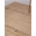 thumbnail image 5 of Rugsotic Carpets Hand Knotted Wool Area Rug 8'x11' Beige Contemporary Rectangle Indoor Rug for Living Room, Bedroom Antimicrobial L00507, 5 of 6