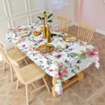 thumbnail image 5 of Pioneer Flower Floral Print Pattern Rectangle Tablecloth 60"x102",Waterproof Polyester Rectangle Table Cloth, Wipeable Spillproof Polyester Tablecloth for Dining, Camping, Indoor and Outdoor, 5 of 6