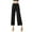 Black, variant on OSOLU Women Solid Color Wide Leg Pants High Waist Straight Vertical Vertical Stretch Modern Dance Training Pants Classical Dance Pants Yoga Pants Trousers Fashionable Classic Leisure Bottoms