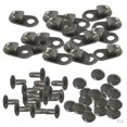 thumbnail image 1 of 80Pcs de aleación Ganchos de encaje Hebillas Hebilla antideslizante Hebilla de Botas de senderismo Kit de reparación Accesorio (, 1 of 8