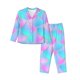 thumbnail image 1 of Fotbe Purple Dragon Scales Conjunto de Pijama de Manga Larga para Mujer con Estampado, Ropa de Dormir de 2 Piezas, Conjunto de Casa Suave y Cómodo con Bolsillos-X-Large, 1 of 7