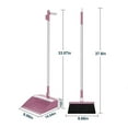 thumbnail image 3 of Fufafayo under $5 Broom and Dustpan Set, Dustpans with Broom Combo for Home, Heavy Dust Broom and Dustpan Combo, Long Handle Dust Pan and Broom Set for Kitchen, Office, Pet Hair, 3 of 9