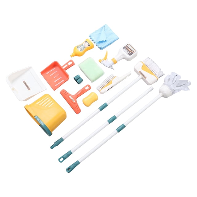 Set de Juego de Simulacro de Limpieza para Niños, incluyó tocadores para niones pequeños juguetes de limpieza seguros educativos tempranos para regalos