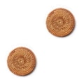 thumbnail image 4 of Matsuzay Posavasos de ratán para bebida, posavasos con aislamiento térmico, almohadilla para taza, hogar, restaurante, botella antideslizante, Type3 NO3 Matsuzay CBP584792, 4 of 5