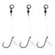 thumbnail image 1 of 3 piezas de aparejos para pesca de carpas, listos para usar, anzuelos de tamaño 4, 6 y 8 en adelante Tamaño del gancho 8, 1 of 8