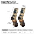 thumbnail image 2 of Honeii Vintage Nautical Lighthouse Print Adult Socks,Crew Socks,Casual Calf Socks,Daily Wear Socks for Men & Women, Perfect for Sports, Casual and Everyday Use, 2 of 6