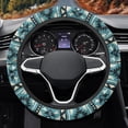 thumbnail image 6 of COEQINE Car Steering Wheel Cover, 15 Inch Soft Breathable Steering Wheel Protector for Women Men, Universal Fit for SUV Sedan Van Truck, Southwest Aztec Blue, 6 of 7