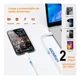 thumbnail image 3 of Cable Usb Tipo C 2Metros Carga Rápida 2.4a U-volt Color Blanco, 3 of 8
