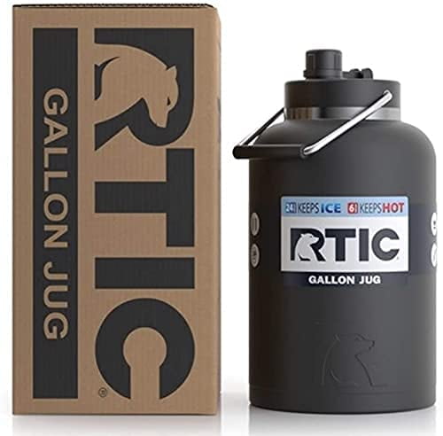 RTIC Half Gallon Jug, Durable Stainless Steel Insulated Jug with