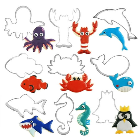 

Cake Stand Shape Diy Marine Stainless Baking Mold Mold Steel Creative Kitchen Tool Animal Cake Mould