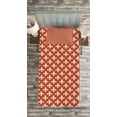 thumbnail image 3 of Ambesonne Fleur De Lis Quilted Bedspread Set 2 Pcs, Heraldry, Twin Size, Red White, 3 of 3