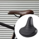 thumbnail image 1 of Sillín de bicicleta cómodo perfecl PU ancho con absorción de impacto Negro, 1 of 8
