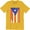 Gold, variant on Puerto Rico American Flag Men's Rican US USA Pride T-Shirt