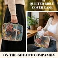 thumbnail image 4 of ZUXONGSY Horse Daisy Print Bible Cover Case for Women Quilted Bible Carrying Case Sturdy Journal Case with Handle Scripture Bag for Study, 4 of 7
