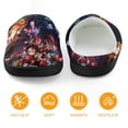 thumbnail image 5 of Demon Slayer Slippers for Kids, Cute Soft Plush Anti-slip Fluffy Fuzzy House Slippers Warm Soft Plush Non-Slip Indoor Outdoor Slip-on Shoes for Boys Girls, 5 of 8