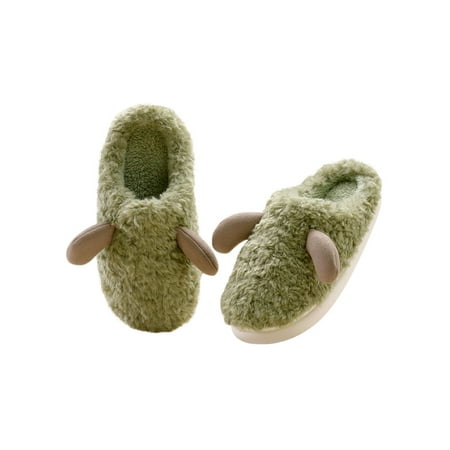 

Ferndule Home Slippers Unisex Indoor House Slippers Soft Non Slip Winter Warm Shoes