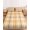 ToastedAlmond,MutedTangerine,WarmSand,Oatmeal, variant on Cal.King Size Fitted Sheet Set - Beige Orange Plaid 3 Piece Bedding Sets 16" Deep Pocket Fitted Sheet with 2 Pillowcases, Modern Farmhouse Brown Checkered Brushed Microfiber Hotel Luxury Bed Sheets