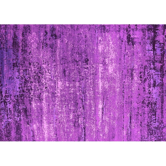 Ahgly Company Indoor Rectangle Oriental Pink Industrial Area Rugs, 2' x 4'