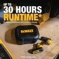 thumbnail image 3 of Auriculares True Wireless DEWALT, resistentes, 37 horas, negros, 3 of 9