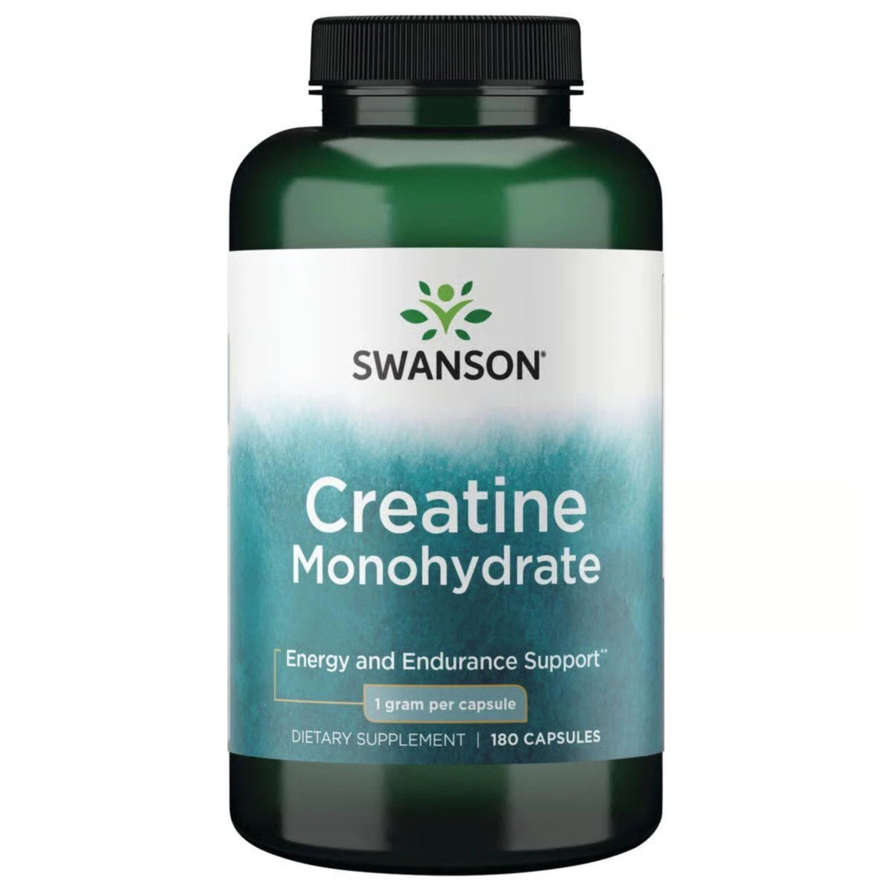 Swanson Vitamins Creatine Monohydrate 1 g 180 Capsules