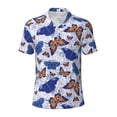 thumbnail image 2 of Daiia Butterflies1 Pattern Men’s Polo Shirts,Solid Deck Shirt,Classic Fit, Breathable Cotton Polo for Casual and Sport Wear-3X-Large, 2 of 7