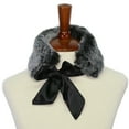 thumbnail image 6 of BASICO WOMEN NECKERCHIEF WITH RIBBON AND FAUX FUR COLLAR SCARF, 6 of 6