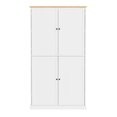 thumbnail image 3 of 71" Freestanding Kitchen Pantry Cabinet, Tall Storage Cabinet with 2 Drawers, 2 Adjustable Shelves, 8 Door Shelves, Large Cupboard Buffet Cabinet for Living Room Dining Room, White, 3 of 7