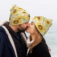 thumbnail image 5 of Hirioo Watercolor With Sunflowers for Men's Knit Cuffed Beanie for Outdoor Activities Unisex, 5 of 6