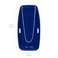 thumbnail image 6 of Best Choice Products 35in Kids Outdoor Plastic Sport Toboggan Winter Snow Sled Board w/ Pull Rope, 2 Handles - Navy, 6 of 6