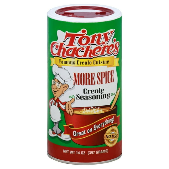 Pack of 2 Tony Chachere's More Spice Creole Seasoning, 14 oz (Package May Vary)