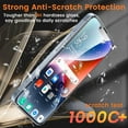thumbnail image 4 of TEMOGU-3+3 Pack Privacy Screen Protector for iPhone 14 6.1-Inch with 3 Pack Camera Lens Protector, Anti Spy Tempered Glass Film 9H Hardness Case Friendly, 4 of 4