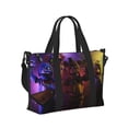 thumbnail image 2 of Lsque Five Nights At Freddy'S Pattern Hand Travel Bag – Lightweight & Durable Oxford Luggage, Water-Repellent Carry-On with Multiple Compartments & Adjustable Strap, 2 of 8