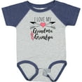 thumbnail image 3 of Inktastic I Love My Grandma and Grandpa Heart and Arrows Boys or Girls Baby Bodysuit, 3 of 5
