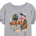 thumbnail image 3 of Star Wars - Chewie Stickers - Women's Oversized Tee, 3 of 5