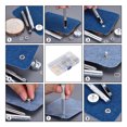 thumbnail image 3 of Kit de ojales de cuero ojales duraderos de 3/8 ojales prácticos para ropa, 3 of 8