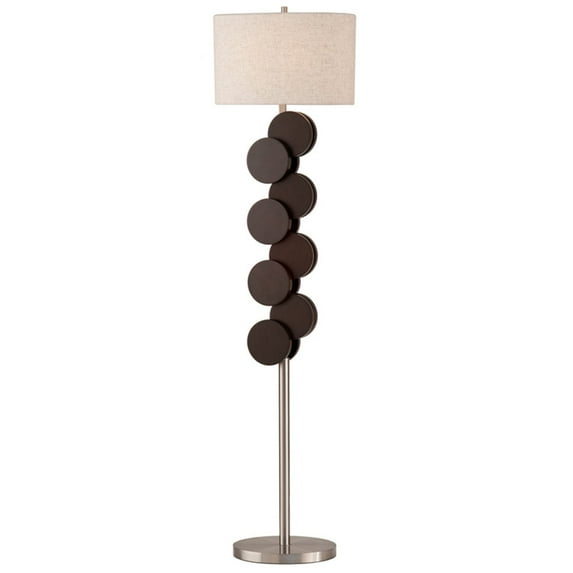 NOVA of California Wood Dots 1-light Floor Lamp