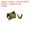 Bronze Tone, variant on 10 Sets Zipper Slider Retainers, #5 Top Stoppers & Bottom Stops for Bags Coats Jackets, Bronze Tone