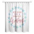 thumbnail image 2 of Creative Products Starfish Wreath 71x74 Shower Curtain, 2 of 2