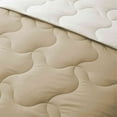 thumbnail image 5 of Peace Nest 3-Piece Lightweight Solid Reversible Quilted Down Alternative Comforter and Shams Bedding Set, King, 5 of 5