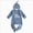 O139-Blue, variant on 0-3 Months Newborn Little Baby Girl Boy Fall Outfits Cuffs Long Sleeve Jumpsuit Romper