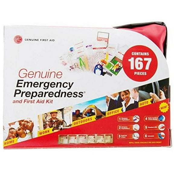 Tender Emergency Preparedness Kit, Soft Bag, 167 Pieces