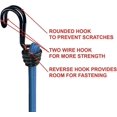 thumbnail image 2 of Bungees with Hook [Pack of 2 Bungees] [100cm Rope] [Reverse Hook] - Ideal for Carrying Loads, Packing, Camping, 2 of 3