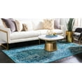 thumbnail image 3 of Rugs.com Fleur Collection Rug – 10' x 13' Light Blue Medium-Pile Rug Perfect For Living Rooms, Large Dining Rooms, Open Floorplans, 3 of 9