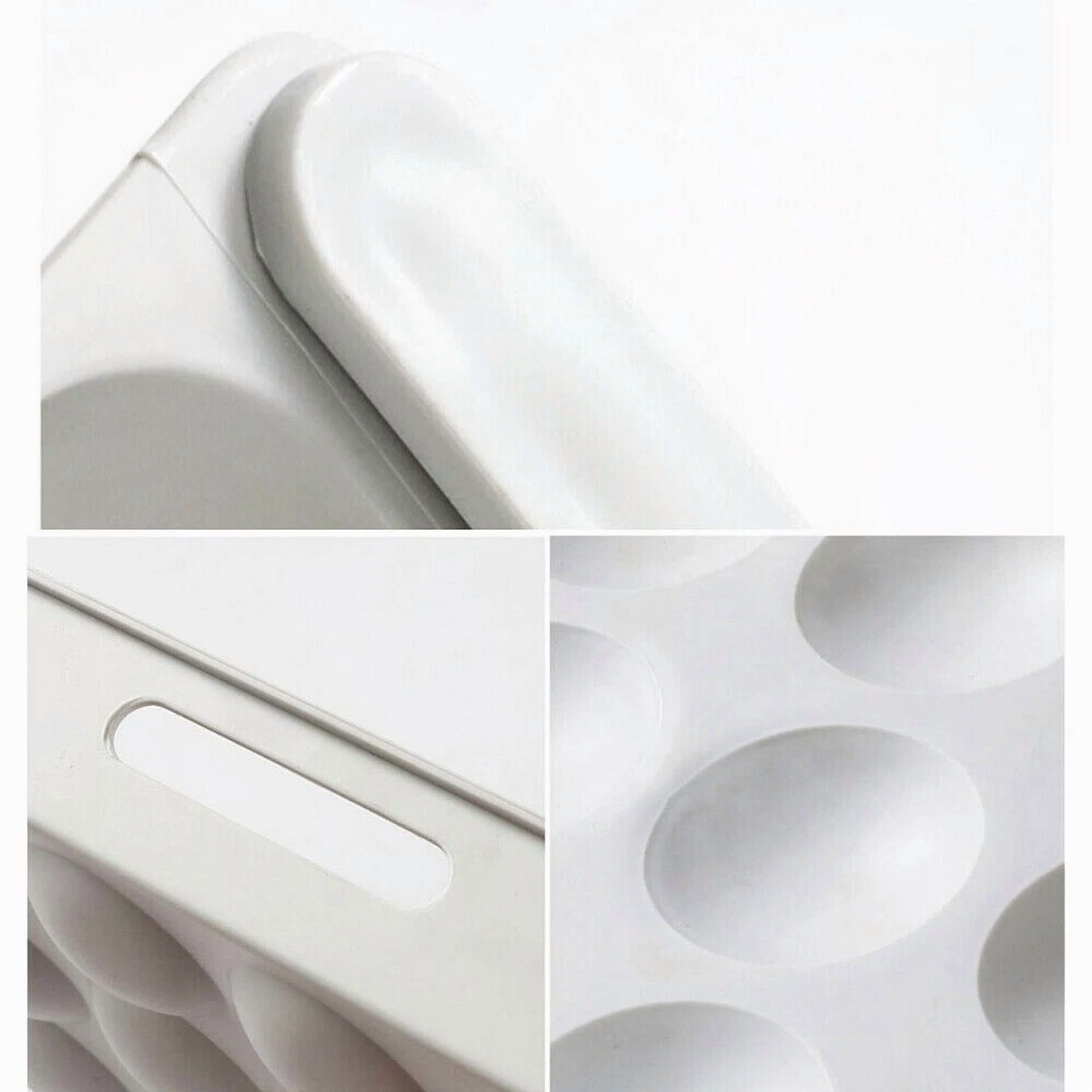 CIRCLE- Shelf For Kitchen Organizer Refrigerator Food Egg Storage Box Rack Fridge Drawer
